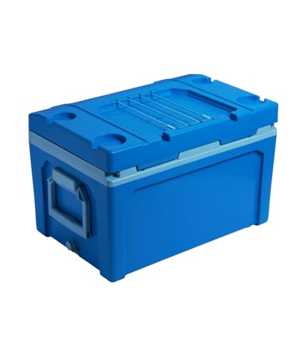 Image of Stanley Adventure Outdoor Cooler 50 qt | Heavy Duty Outdoor Camping Cooler with Easy Carry Handle | BPA-Free | Azure