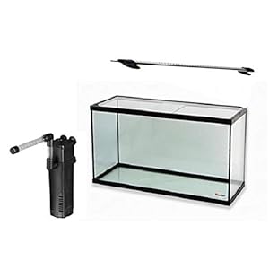 RADYS Acuario PECERA 20 litros con Filtro Y LUZ LED
