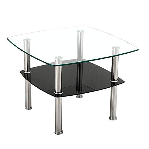YueQiSong Iron Tempered Glass Coffee Table Nordic Furniture Creative R