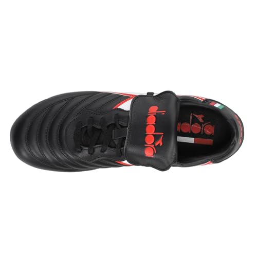 Diadora Mens Brasil Og Lt T Mdpu Soccer Cleats Cleated, Firm Ground - Black4