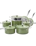 PREMIUM CRAFTSMANSHIP – Each piece is designed to be both strong and lightweight, giving you cookware that’s durable yet easy to handle. Built to meet the needs of everyday cooking while offering the refinement of premium design, it combines style an...