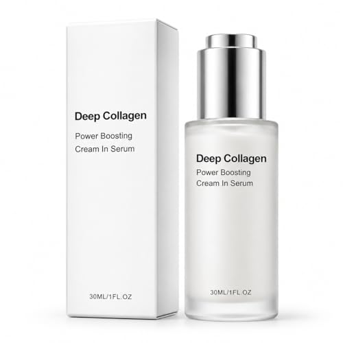 ELYCO Maison Deep Collagen Serum Kollagen Serum Korea Feuchtigkeit und Straffende Hautpflege Anti-Aging Gesichtsserum mit Hyaluronsäure zur Milderung Feiner Linien und Falten 30 ml/1 FL.OZ
