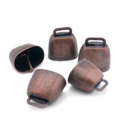 Mini cloches en laiton pour chien et chèvre au pâturage