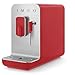 SMEG Fully Automatic Coffee Machine with Steamer | Red