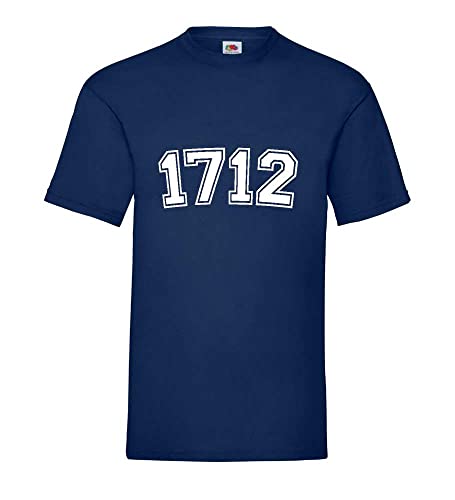 T-shirt homme bleu marine XXXL en coton confortable pour le quotidien