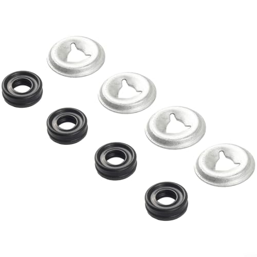 Yuanpgky WR2X7054 Kit de tuerca y sello de eje para lavavajillas con repuesto WD8X181 para y para modelos Hotpoint, paquete de 2