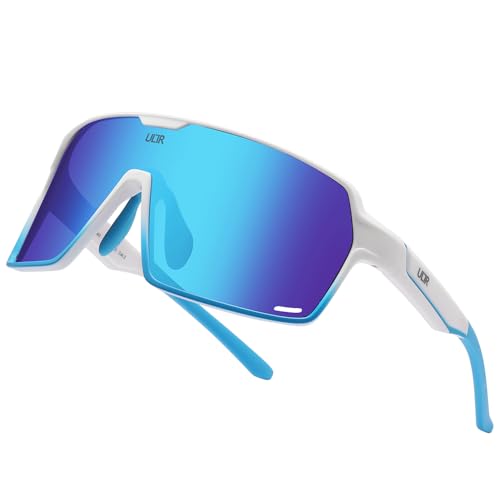 Ultr Gafas Deportivas Swift, Gafas De Sol Para Hombre Y Mujer, Montura Tr90, Para Deportes Como Ciclismo, Mtb, Gafas De Sol Deportivas, Para Conducir, Pescar, Béisbol, Correr Blanco Cristal Azul Ultr Gafas Deportivas Swift, Gafas De Sol Para Hombre Y Mujer, Montura Tr90, Para Deportes Como Ciclismo, Mtb, Gafas De Sol Deportivas, Para Conducir, Pescar, Béisbol, Correr Blanco Cristal Azul
