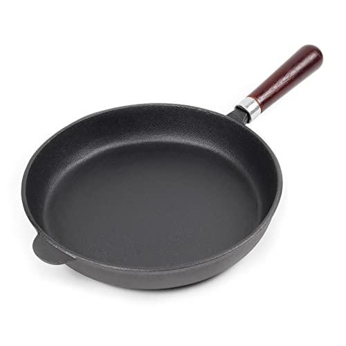 Sartén De Hierro Fundido Ø28Cm Con Mango, Para Todo Tipo De Cocinas, Efecto Antiadherente En Oferta Wiltec Sartén De Hierro Fundido Ø28Cm Con Mango, Para Todo Tipo De Cocinas Utensilio