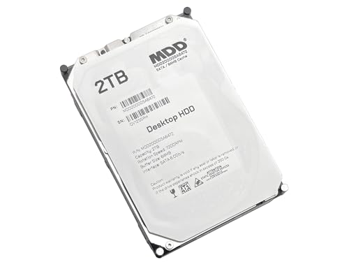 Image of MDD 2TB 64MB Cache 7200RPM SATA 6.0Gb /s 3.5inch Internal Desktop Hard Drive (MDD2000GSA6472)