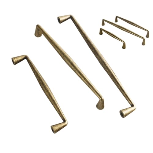 OLZFJAJE 家具ハンドル ヴィンテージ 引き出しキャビネット ノブ ドア 食器棚 引き手 モダン キッチン ワードローブ ハードウェア 100 2個(B-128mm)