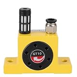 Pneumatische Vibratoren aus Aluminiumlegierung, Industrieller pneumatischer Turbinenrad-Druckluftvibrator mit Schalldämpfer GT-10