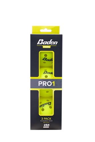 Balles de pickleball d'extérieur Baden PRO1 haute durabilité pour tournoi