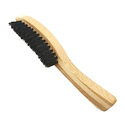 NOLITOY Beard Brush Wood Handle Beard Comb Mustache Brush Practical for Home Salon Use