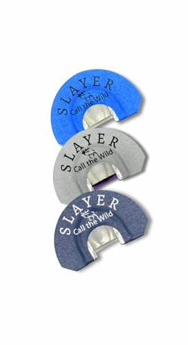 Slayer Calls Clearwater River Elk Diaphragm Set – 3-Pack of Premium Elk Reeds (North Fork, Selway, Lochsa) – .004 Latex Diaphragms for Realistic Elk Sounds, Long-Range Calling, Made in The USA