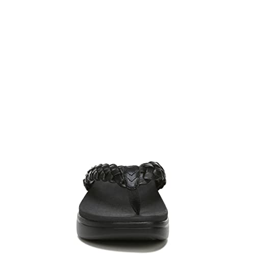 Vionic Kenji Women's Toe-Post Platform Wedge Sandal Black - 8 Medium #TOP6