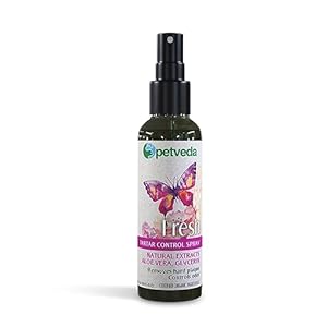 Petveda Ayurvedic Tartar Remover, Teeth Cleaning & Breath Freshener Oral Care Spray with Aloe Vera, Removes Bad Breath and Prevents Oral Diseases for Dogs & Cats|60 ML