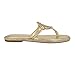 Guess Women's Saima Sandal, Gold Crystal 710, 8