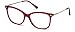 Eyeglasses Tom Ford FT 5510 081 Shiny Transparent Violet Front, Rose Gold Temple