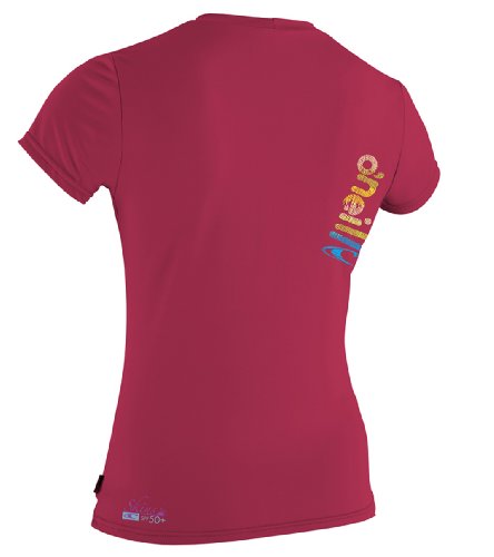 Image of O'Neill Wetsuits Girls Skins Short Sleeve Rash Tee