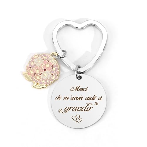 Kzikbxh Cadeau de Noël pour Nounou, Porte-Clés Idée Cadeau de Fin d'Année pour Institutrice, Maitresse et Assistante Maternelle, Remerciement pour l'École et la...