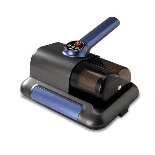 Image of OLV UV-Powered Portable Vacuum Cleaner for Bed & Sofa | Handheld Dust Mite Remover with UV Sterilization, 10kPa Suction | Rechargeable Type-C, Lightweight, Anti-Allergen Mattress Vacuum