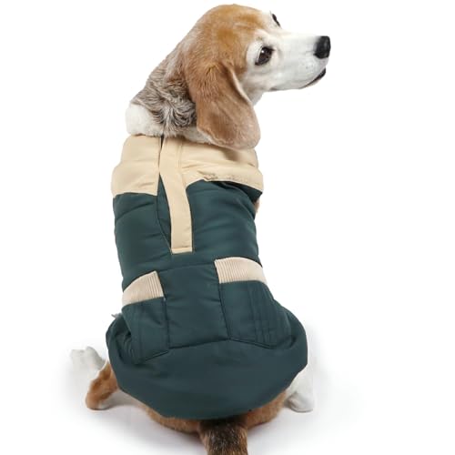 ペットパラダイス 犬 服 冬 保温 エアベスト 緑 遠赤外線 暖かい 防寒 防寒対策 グリーン 中型犬 【参考 SM 柴犬 ビーグル (〜13kg) ペットパラダイス国内直営店74店舗展開2025/8/1時点】 注目