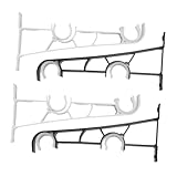 Photo Gallery levemolo 4 pezzi staffa per aste tende in alluminio spesso supporto laterale per bastoni tende kit nero e bianco montaggio facile e resistente Photo Gallery levemolo 4 pezzi staffa per aste tende in alluminio spesso supporto laterale per bastoni tende kit nero e bianco montaggio facile e resistente