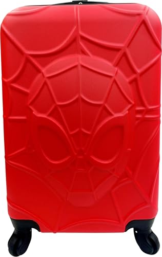 Fast Forward Spiderman Kid's Luggage Hard-Side 21” Carry-On Spinner Luggage