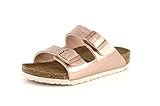Birkenstock Girl's Arizona (Toddler/Little Kid/Big Kid) Electric Metallic Copper EU 34 (US 3-3.5...