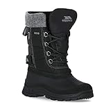 Insulated And Warm Fleece Lined Snow Boots Waterproof Rubber Shell Outsole Water Resistant Textile Upper Lacing System Outsole: Rubber