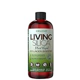 Living Silica Plant Based Collagen Booster | Vegan | Supports Healthy Collagen and Elastin Production for Joint & Bone Support, Glowing Skin, Strong Hair & Nails 500 ml | 16.9 Fl Oz