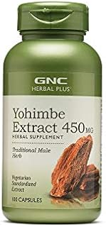 GNC Herbal Plus Yohimbe Extract 450 mg (100 Capsules)