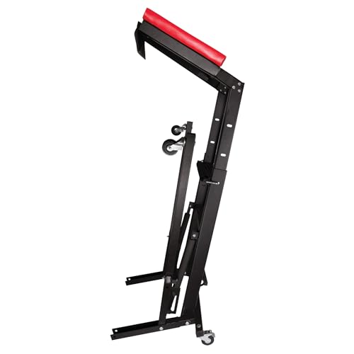 Image of Performance Tool W85038 High Top Adjustable Creeper to Work On Vehicles, Black /Red, 45-66-inch Height