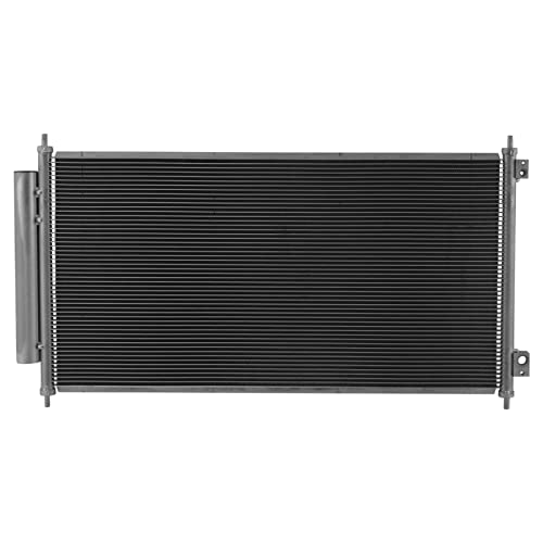 Image of TRQ A /C Condenser and Receiver Drier Assembly Compatible with 2008-12 Honda Accord 10-11 Accord Crosstour 12-15 Crosstour