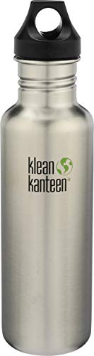 Klean Kanteen Classic Stainless Steel Single Wall Water Bottle with Leak Proof Loop Cap - 27oz - Brushed Stainless Klean Kanteen Classic Stainless Steel Single Wall Water Bottle with Leak Proof Loop Cap - 27oz - Brushed Stainless