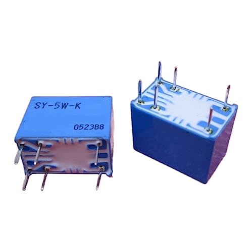 Relais électromécanique SY-5W-K 5VDC à 6 broches miniature pour circuit imprimé Pack de 5