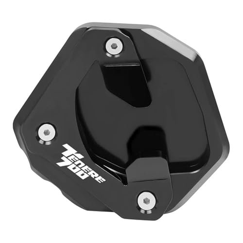 Évitez la chute de votre Tenere 700 avec l'extension de béquille moto XTZ700 noire