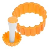 Zerodeko Tarteform aus Langlebigem Material Antihaft Backwerkzeug für Kreative Desserts Geeignet für Cupcakes Kekse Eier und Obsttarts Perfektes Backzubehör für Zuhause und Gastronomie