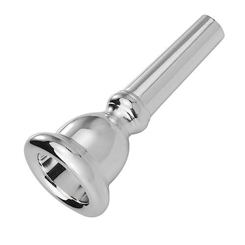 ifundom Copper Trombone Alto Mouthpiece Replacement Silver Coating 80mm Length 1.3cm Outer Diameter 1.1cm Inner Diameter Sound