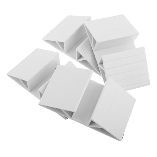 LOEFLIFA 4 Piezas Base De Refuerzo Base Triangular Pies De Apoyo De La Puerta Aislamiento Valla Independiente Panel De Pie Puerta para Mascotas Independiente Abs