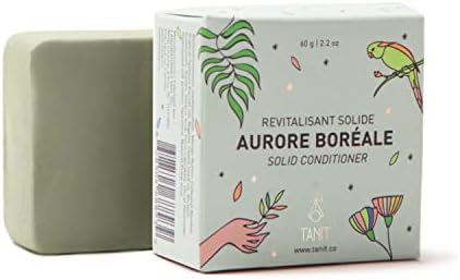 TANIT Aurore Boréale Solid Conditioner Bar, Revitalizing All-Natural Hair Conditioner Bar for Hair Volume and Frizz Control, Vitamin-Enriched for Oily Hair, Lemon and Bergamot Scented, 2.2 oz