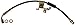 Dorman H620779 Front Driver Side Brake Hydraulic Hose Compatible with Select Cadillac / Chevrolet / GMC Models