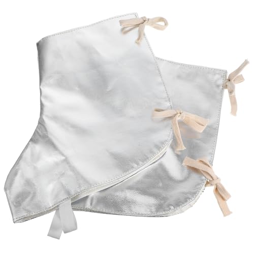 Cabilock Anti-burn Aluminum Foil Foot Protectors Welding Boot Covers Heat Shield Material Welder Foot Cover for Safety