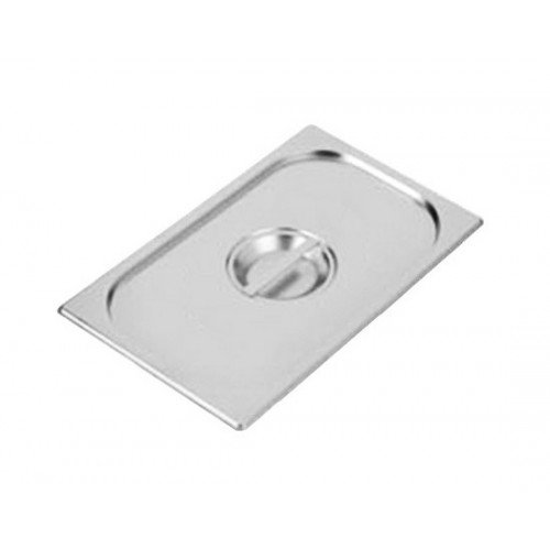 Stainless Steel 1/4 Gastronorm Container Pan Lid, Bain Marie, Gastro Food