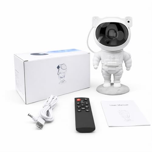 Image of Light Lamp - Night Light for Kids, Girls & Boys | Cute Bedroom Decor for Women | Valentine Special (White- Astronaut Lamp)
