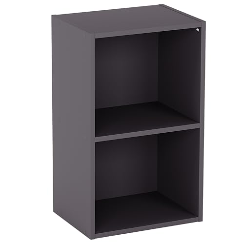 Vida Designs Oxford 2 Niveau Cube Bibliothèque, Moderne Space-Saving Meuble de Rangement for Salon, Chambre Or Bureau, Autoportant Exposition Shelf,...