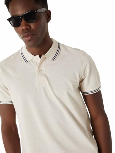 Image of Max Men's Polycotton Half Sleeves Regular Fit Solid Polo T-Shirt