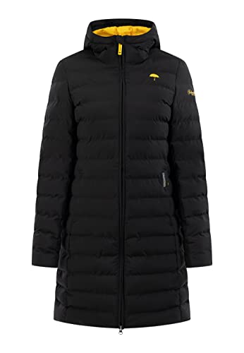 Schmuddelwedda Damen Wattierter Steppmantel Langarm Hochgeschlossener...