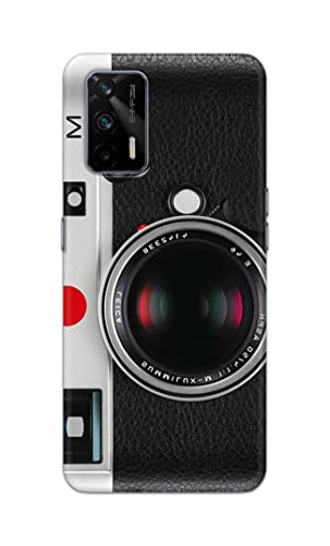 Image of Printed Hard Back Cover Case for Realme GT 5G Back Cover (Vintage Camera) -1302