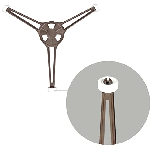 2 Pieces Microwave Turntable Ring Triple Arm Glass Play Tray Support Roller Guide Stand Holder